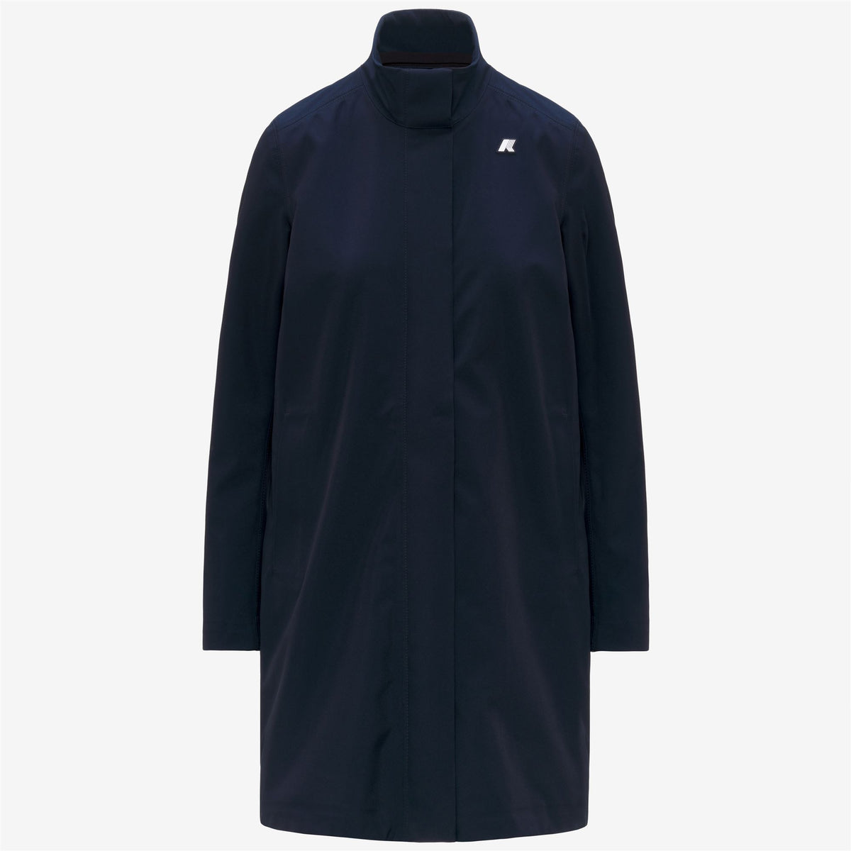 Jackets_Woman_DUKESSE BONDED JERSEY_3/4 Length_Blue Depth - Commercial 1