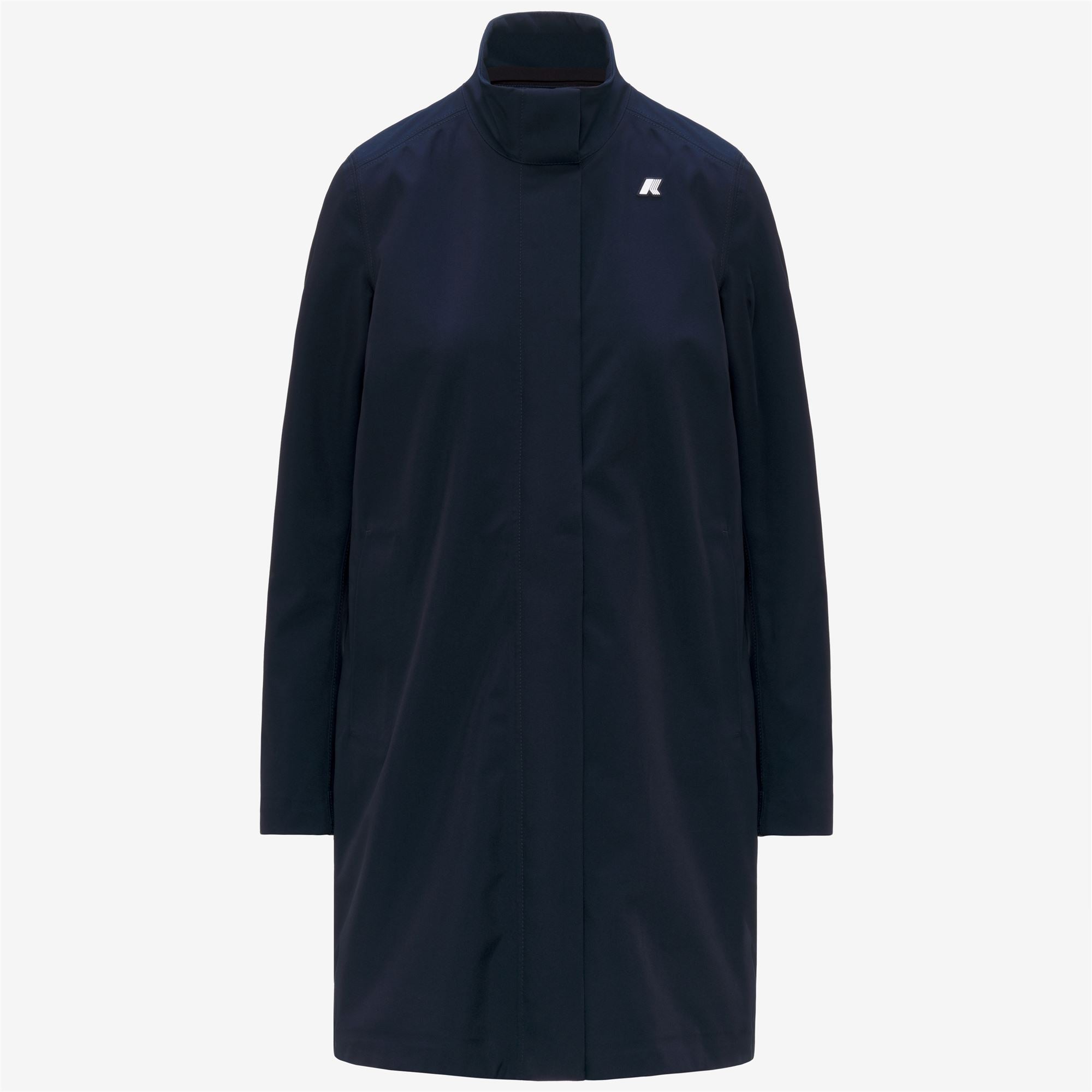 Jackets_Woman_DUKESSE BONDED JERSEY_3/4 Length_Blue Depth - Commercial 1