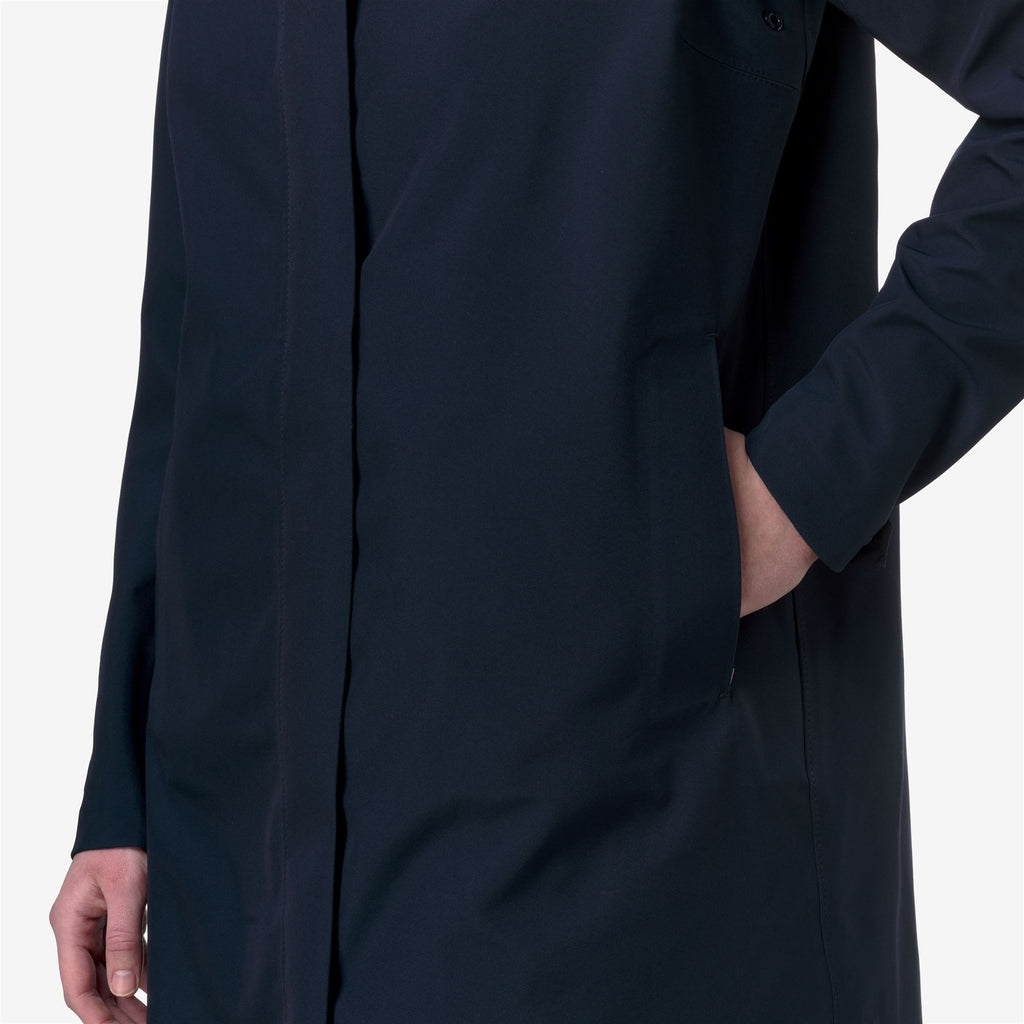 Jackets_Woman_DUKESSE BONDED JERSEY_3/4 Length_Blue Depth - Commercial 7