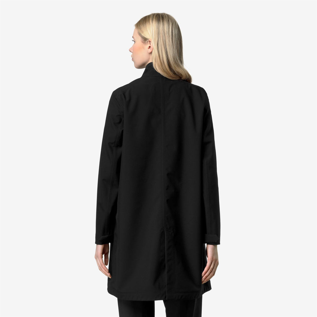 Jackets_Woman_DUKESSE BONDED JERSEY_3/4 Length_Black Pure - Black Pure - Commercial 6