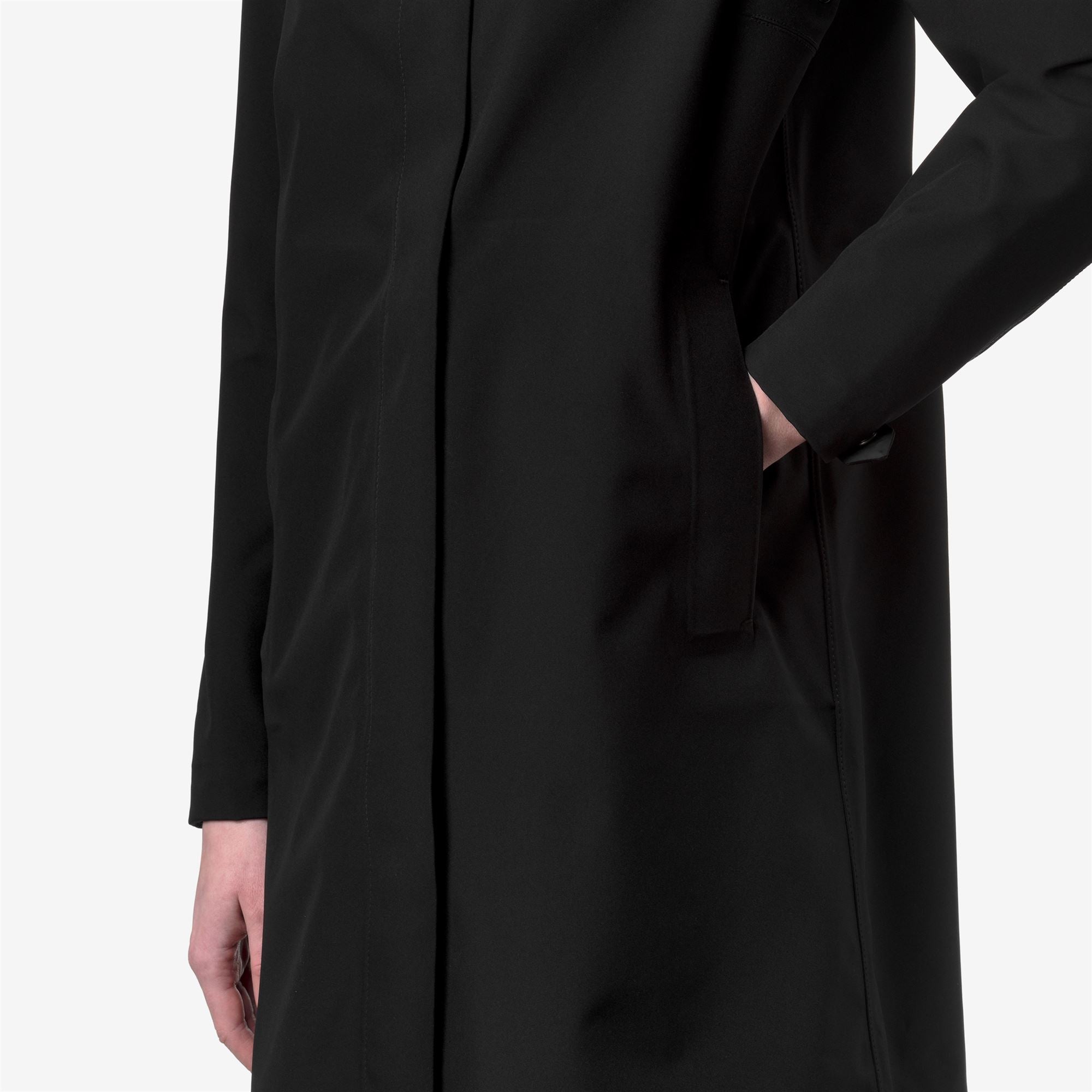 Jackets_Woman_DUKESSE BONDED JERSEY_3/4 Length_Black Pure - Black Pure - Commercial 7