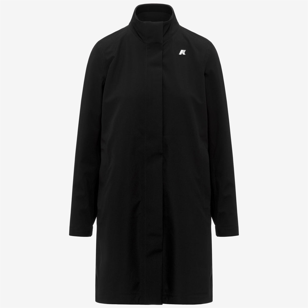 DUKESSE BONDED JERSEY - Jackets - 3/4 LENGTH - Woman - BLACK PURE 01