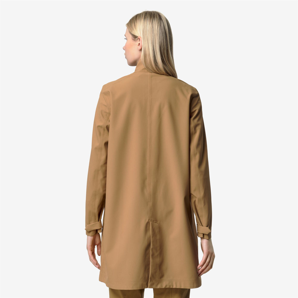 Jackets_Woman_DUKESSE BONDED JERSEY_3/4 Length_Brown Bistre - Commercial 6