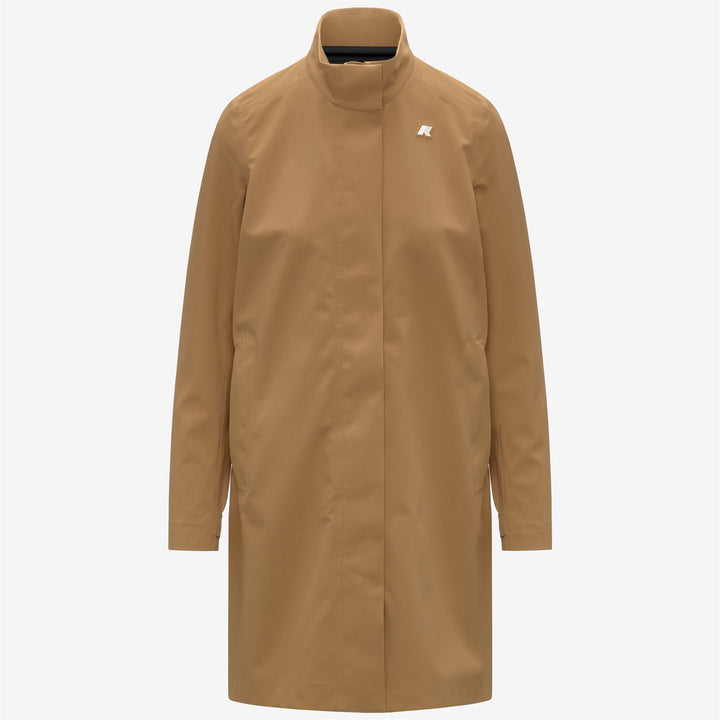 DUKESSE BONDED JERSEY - Jackets - 3/4 lunghezza - Donna - BROWN BISTRE 1