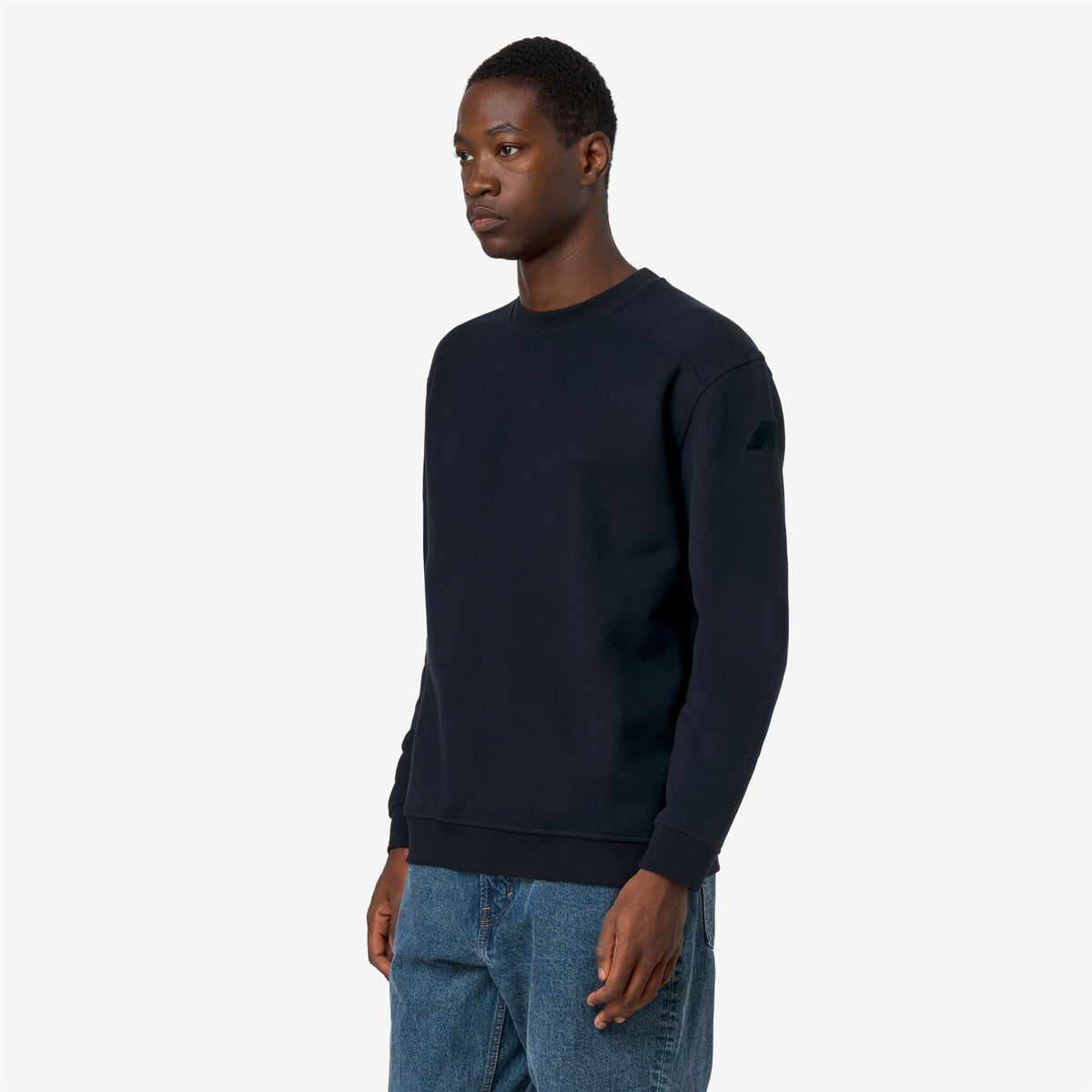 Fleece_Man_PERRU COTTON CASHMERE_Jumper_Blue Depth - Commercial 5