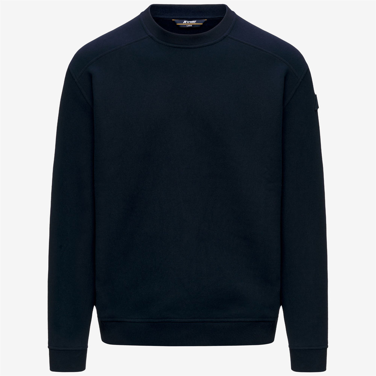 Fleece_Man_PERRU COTTON CASHMERE_Jumper_Blue Depth - Commercial 1