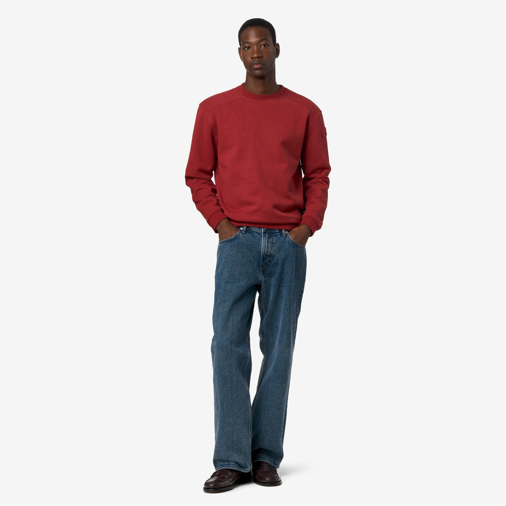 Fleece_Man_PERRU COTTON CASHMERE_Jumper_Red Dk Chili - Commercial 7