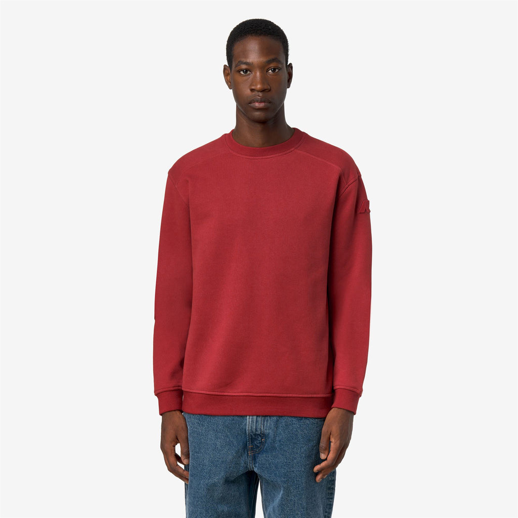 Fleece_Man_PERRU COTTON CASHMERE_Jumper_Red Dk Chili - Commercial 4