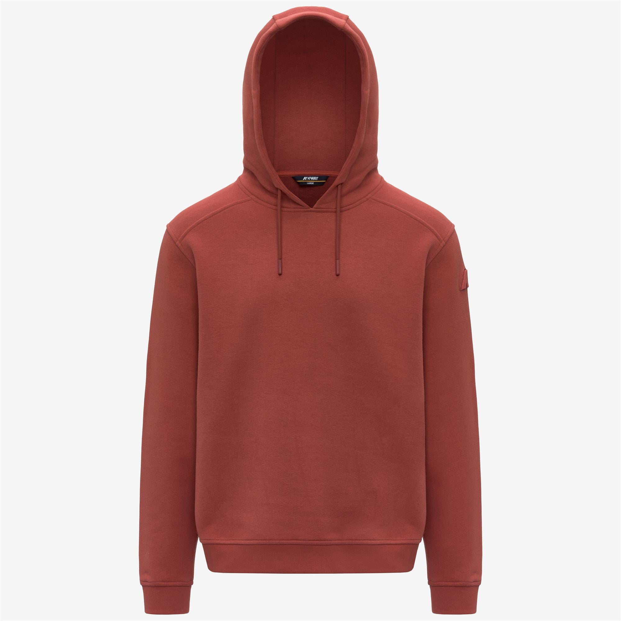 Fleece_Man_LORLEO COTTON CASHMERE_Hoodie_Red Dk Chili - Commercial 1