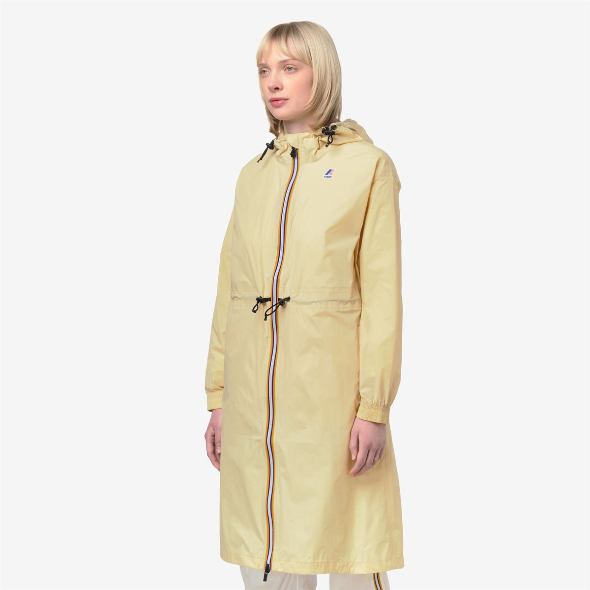 Jackets_WOMAN_LE VRAI 4.0 DELIA_3/4 Length_Beige Parsnip - Commercial 5