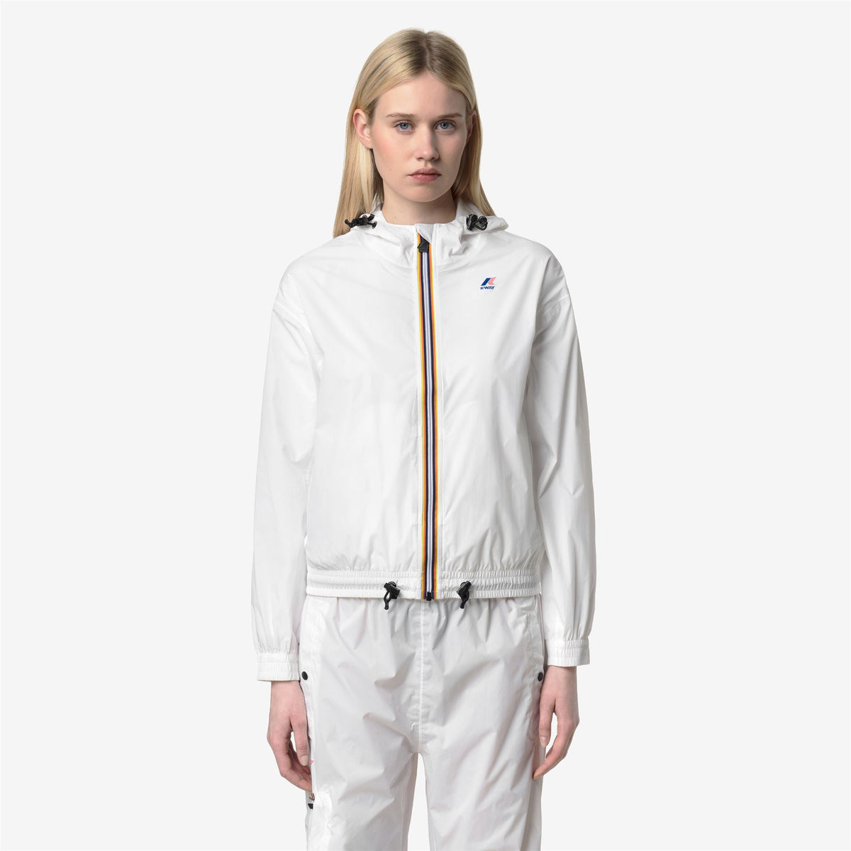 Jackets_WOMAN_LE VRAI 4.0 ANNY_Short_White - White - Commercial 4