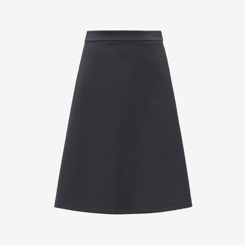 Skirts_WOMAN_SHERRY WOOL-SHINY TWILL_Longuette_Blue Night - Commercial 1