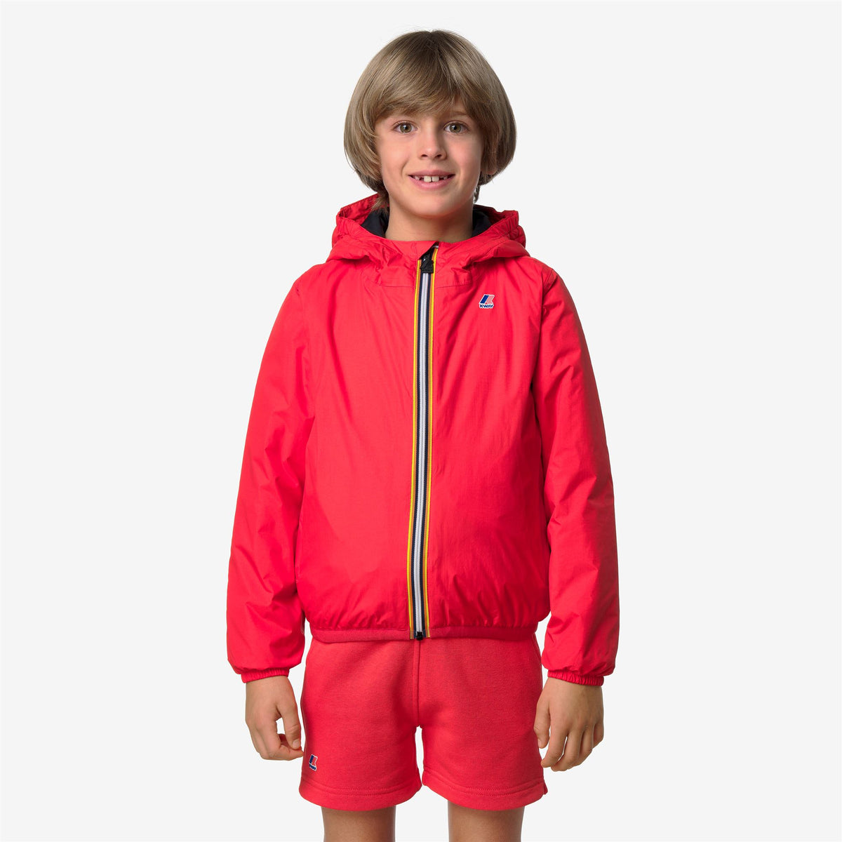 Jackets_KID UNISEX_P. LE VRAI 4.0 CLAUDE WARM_Mid_Red Poppy - Commercial 4