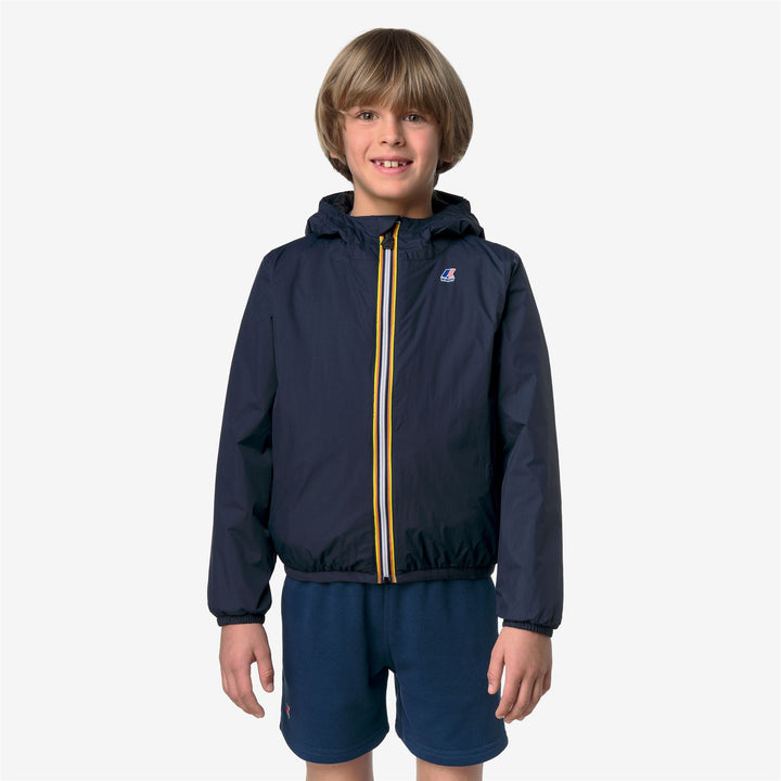 Blue Unisex Kids Warm Packable Jacket with Breathable Ripstop Fabric 4