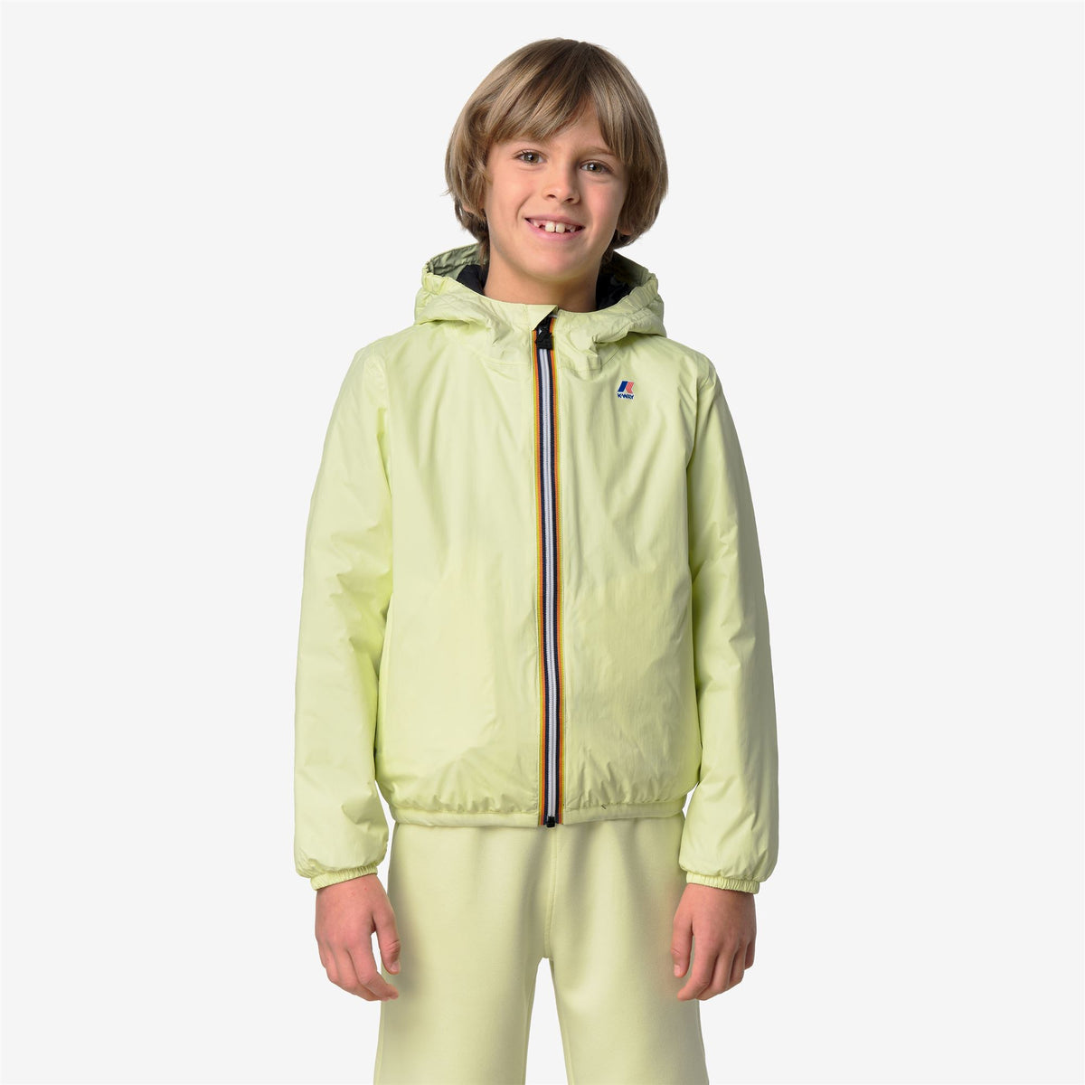 Jackets_KID UNISEX_P. LE VRAI 4.0 CLAUDE WARM_Mid_Yellow Lime - Commercial 4
