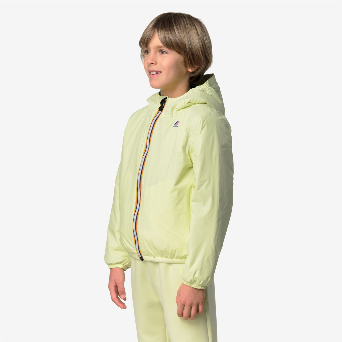 Jackets_KID UNISEX_P. LE VRAI 4.0 CLAUDE WARM_Mid_Yellow Lime - Commercial 5