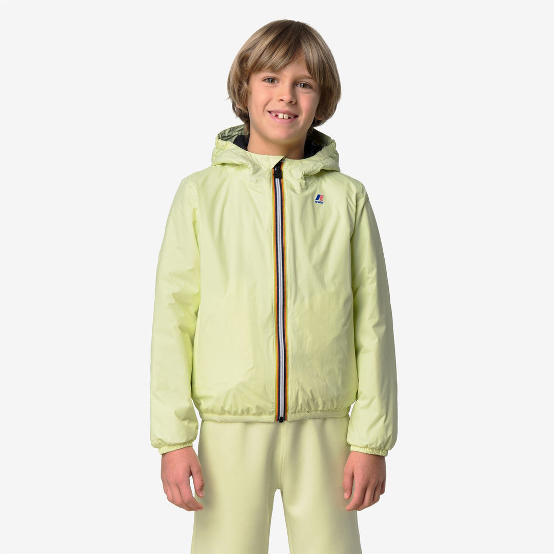 P. LE VRAI 4.0 CLAUDE WARM Chaquetas Mitad Niño unisex Yellow Lime 01