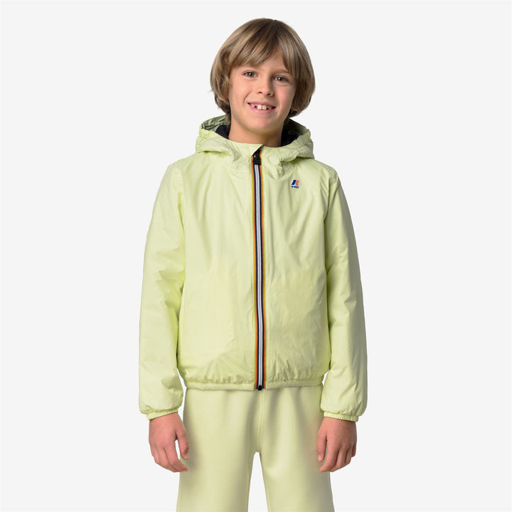 P. LE VRAI 4.0 CLAUDE WARM Chaquetas Mitad Niño unisex Yellow Lime 1