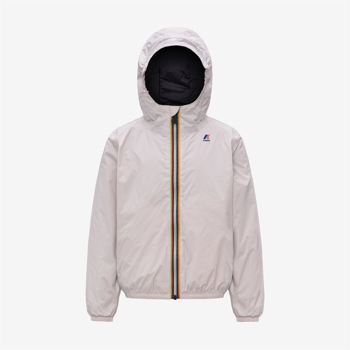 Chaqueta impermeable plegable unisex gris para niños 1