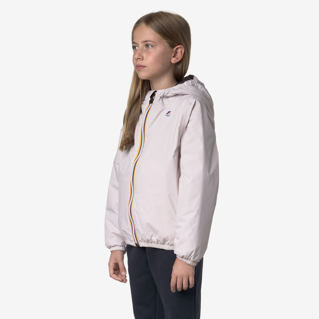 Chaqueta impermeable plegable unisex gris para niños main