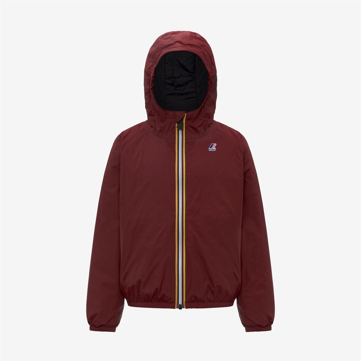 Red unisex Kids' Packable Warm Waterproof Jacket 1