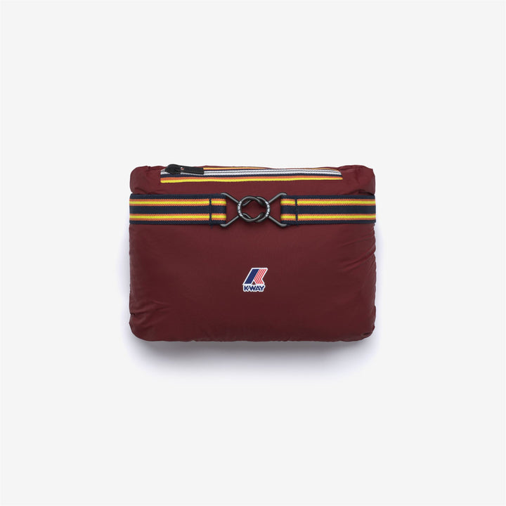 Red unisex Kids' Packable Warm Waterproof Jacket 2