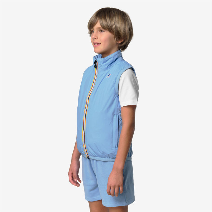 P. LE VRAI 4.0 ROULAND WARM - Jackets - Gilet - Bambino/a - BLUE CIELO 5