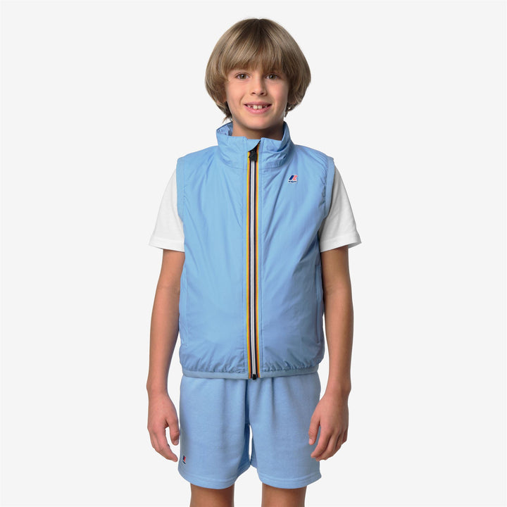 P. LE VRAI 4.0 ROULAND WARM - Jackets - Gilet - Bambino/a - BLUE CIELO 4