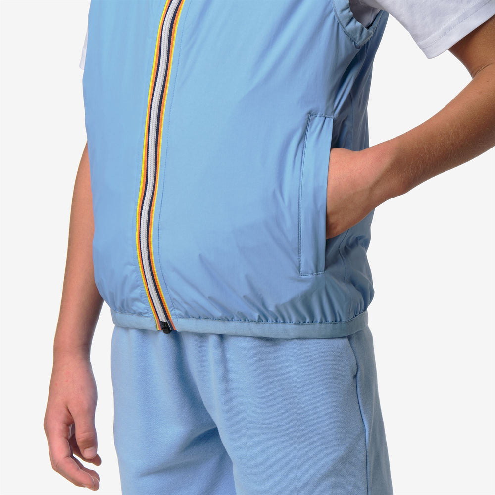 P. LE VRAI 4.0 ROULAND WARM - Jackets - Gilet - Bambino/a - BLUE CIELO 02