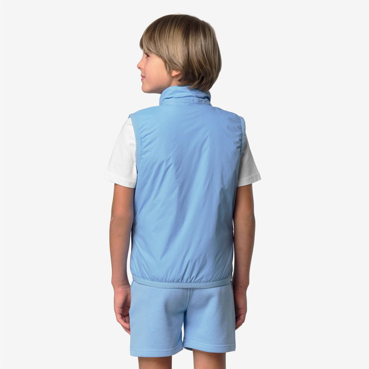 P. LE VRAI 4.0 ROULAND WARM - Jackets - Gilet - Bambino/a - BLUE CIELO 6