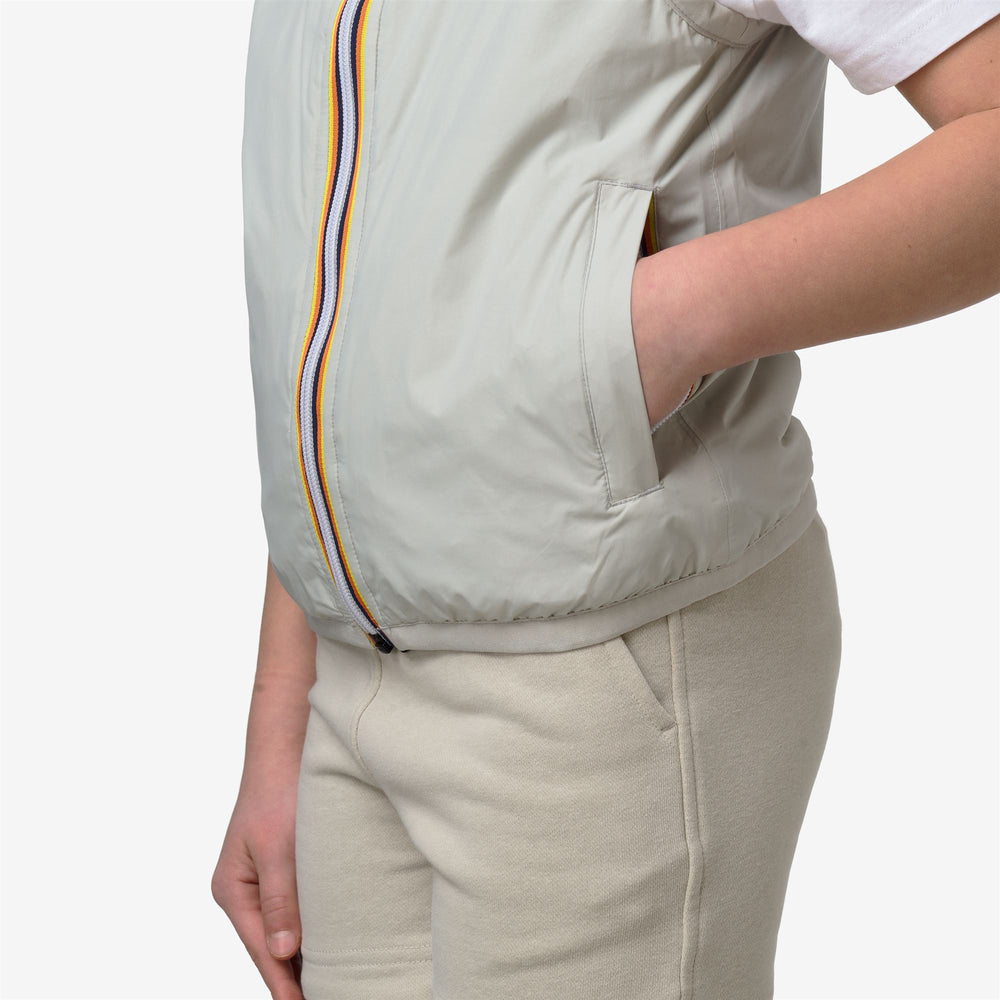 P. LE VRAI 4.0 ROULAND WARM - Jackets - Gilet - Bambino/a - BEIGE LT 02