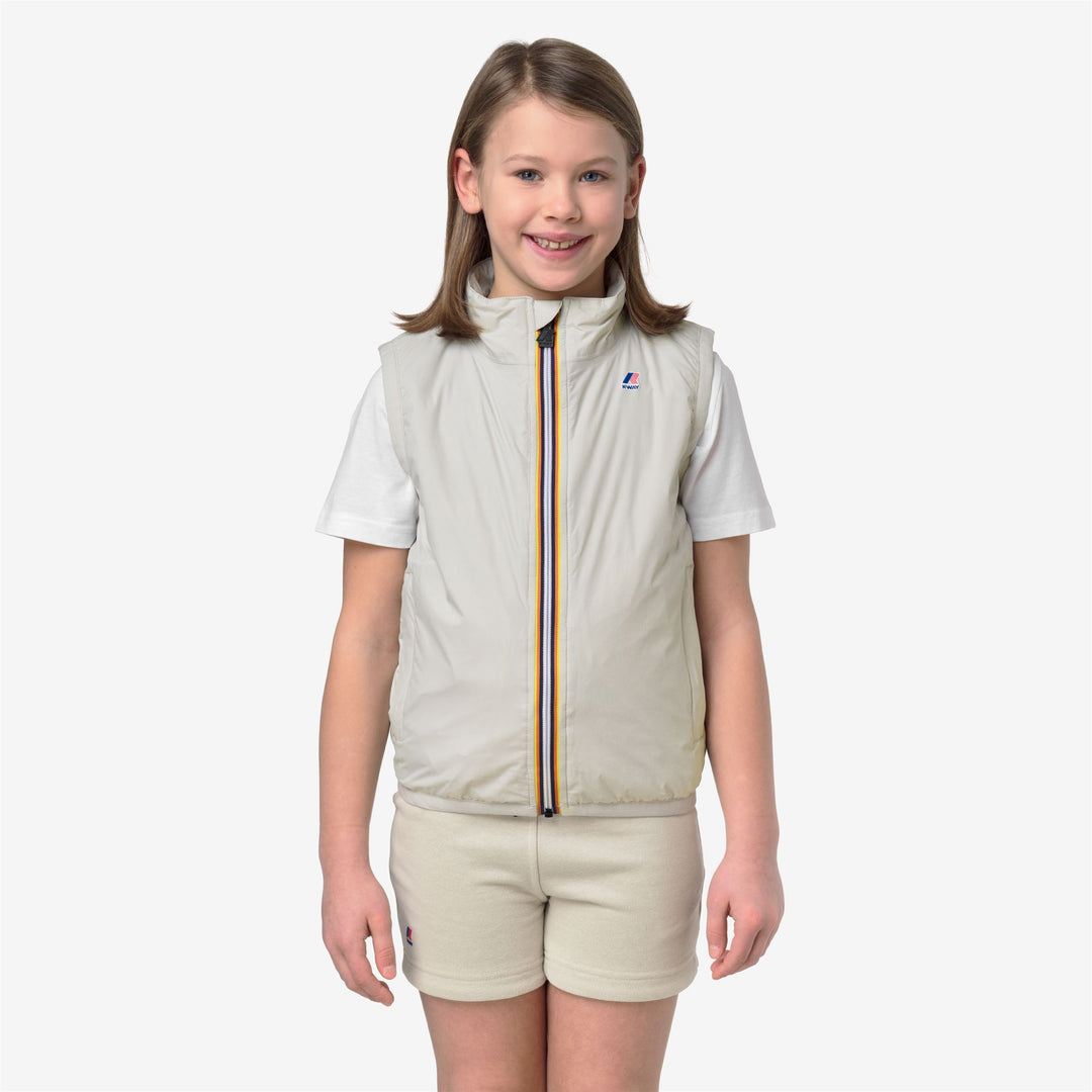 P. LE VRAI 4.0 ROULAND WARM Chaquetas Chaleco Niño unisex BEIGE LT 01