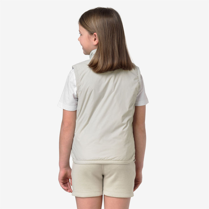 P. LE VRAI 4.0 ROULAND WARM Chaquetas Chaleco Niño unisex BEIGE LT 3