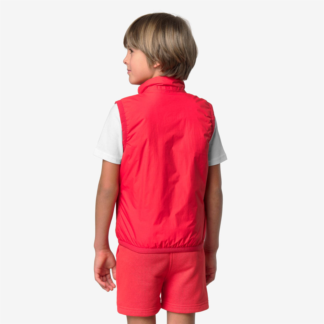 P. LE VRAI 4.0 ROULAND WARM - Jackets - Gilet - Bambino/a - RED POPPY main