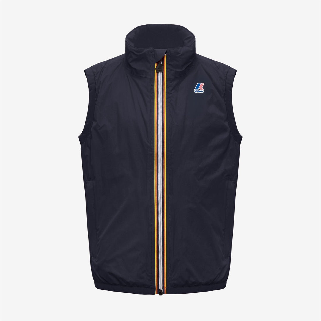 Gilet Riscaldabile Packable Unisex Bambini Blu con Tessuto Resistente alle Intemperie 01