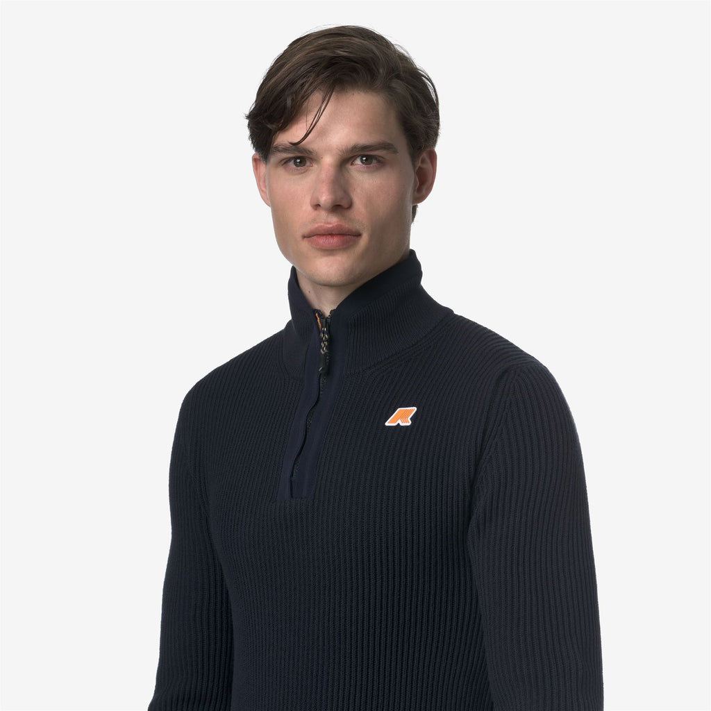 Knitwear_UNISEX_FINNET MIX COTTON_Pull Over_Blue Depth - Commercial 7
