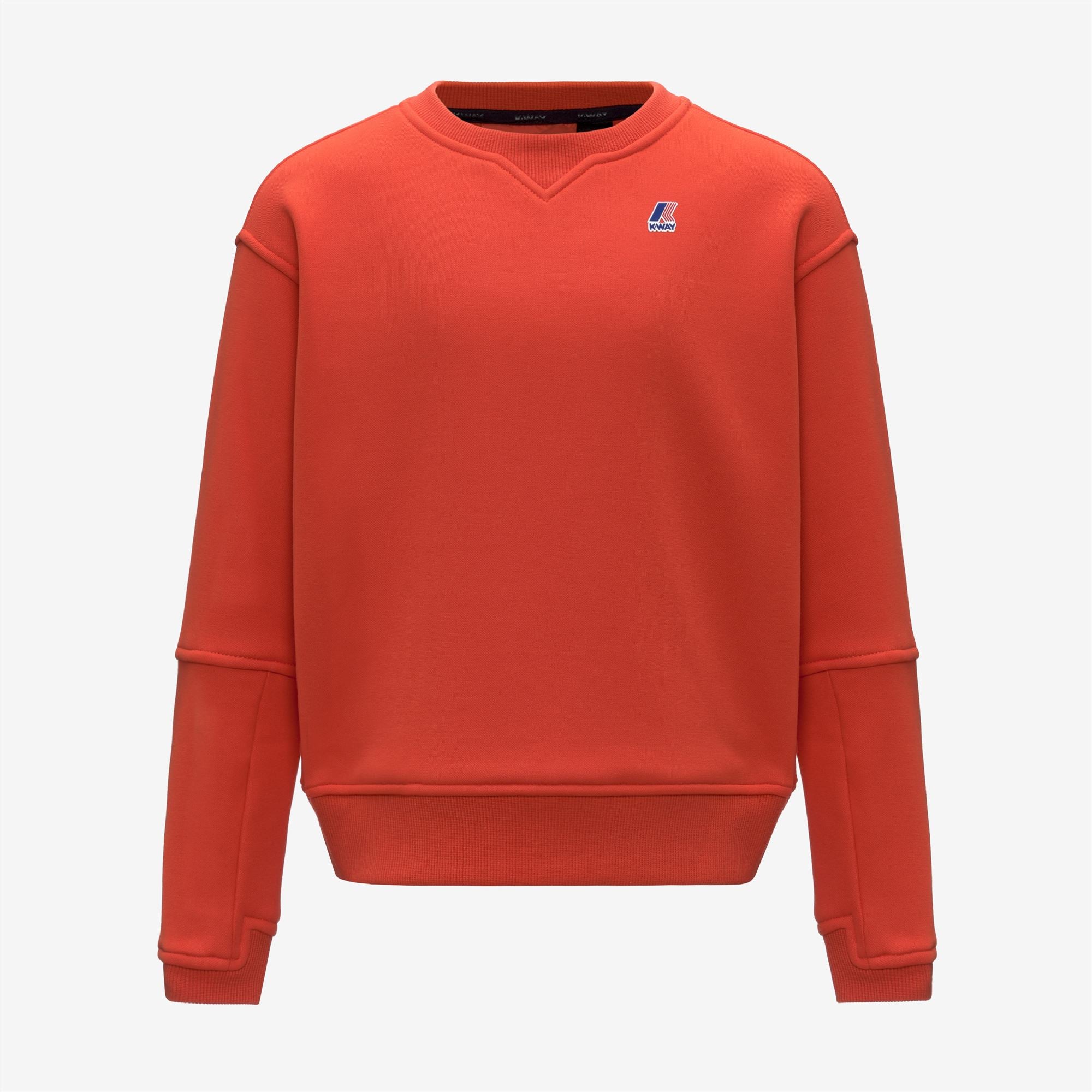Fleece_KID UNISEX_P. NAEL BRUSHED PC_Pull Over_Orange Fiesta - Commercial 1