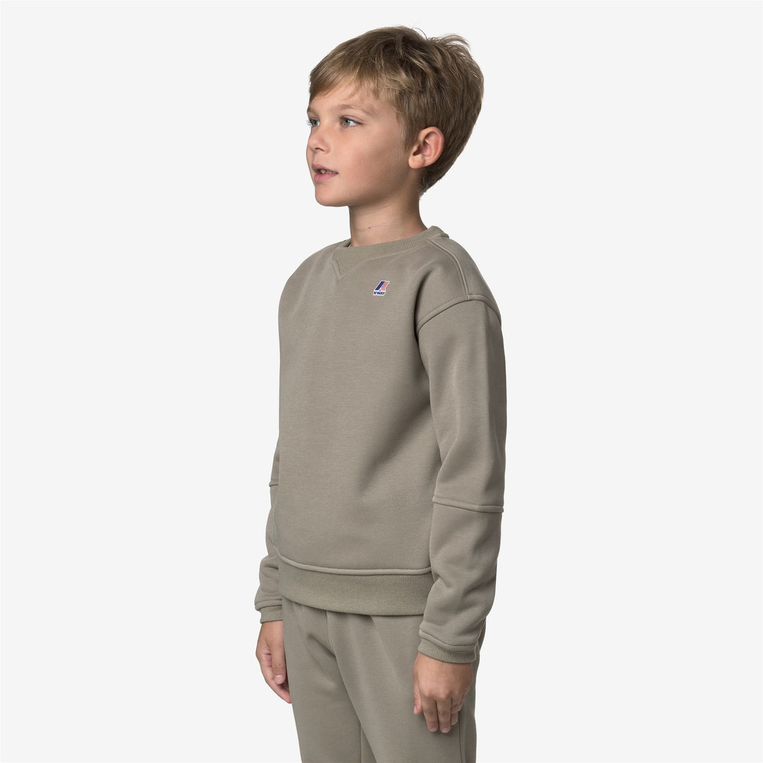 Green unisex Kids' Fleece Pull Over Sweatshirt main