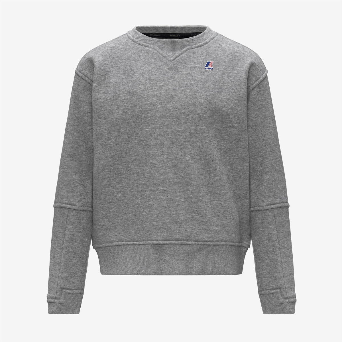 Fleece_KID UNISEX_P. NAEL BRUSHED PC_Pull Over_Grey Melange Mid - Commercial 1