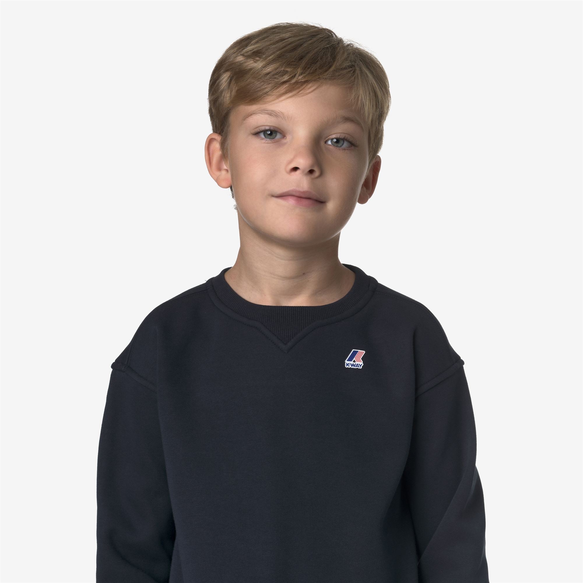 Fleece_KID UNISEX_P. NAEL BRUSHED PC_Pull Over_Blue Depth - Commercial 7