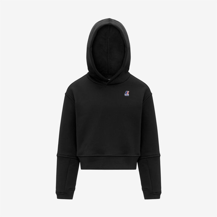 Black Girl's Fleece Hoodie for Outdoor Activities 1