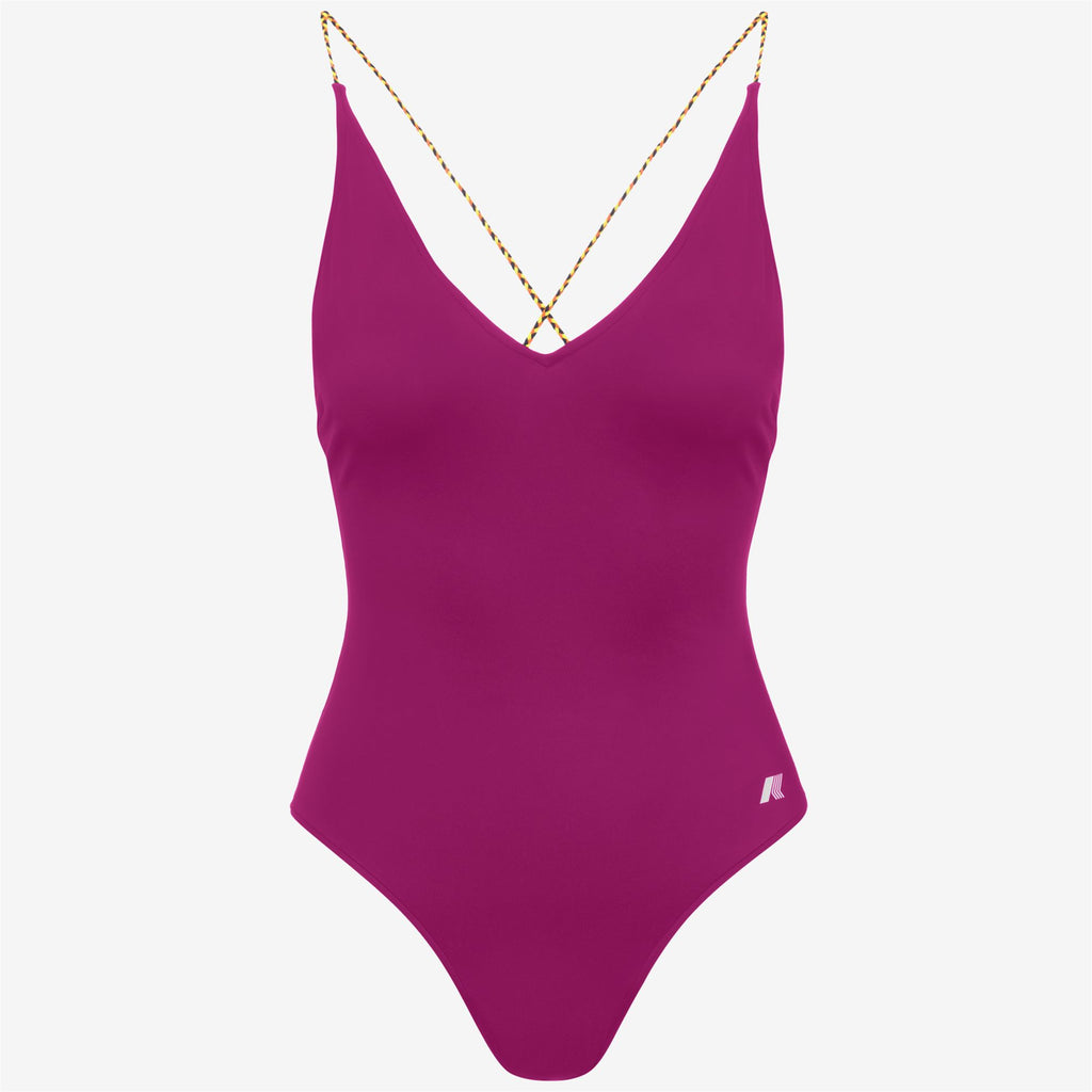 Bathing Suits_WOMAN_CROSEL BEACH_Swimsuit_Fuchsia Red Baton - Commercial 1