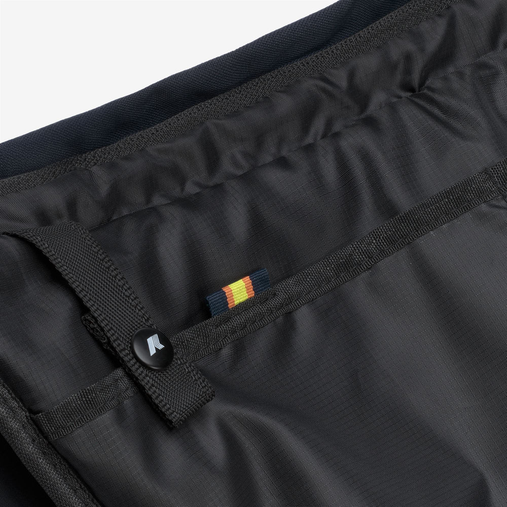 Borsa a tracolla in nylon blu da donna con tasche multiple 02