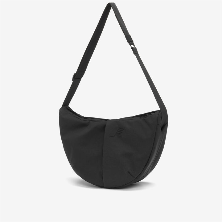 Bolso de hombro de nailon versátil para mujer, color negro, con bolsillos interiores 2