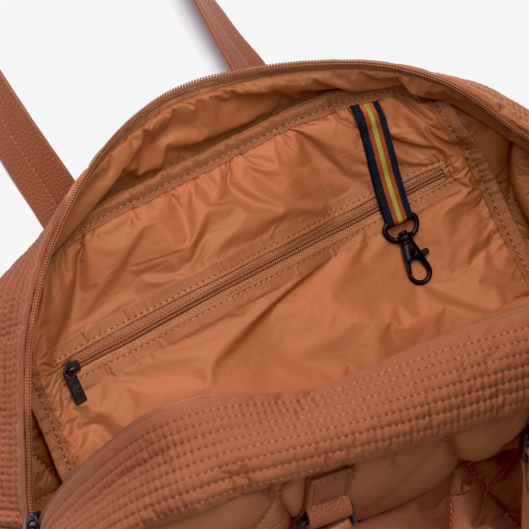 Borsa TOTE unisex arancione per sport e viaggi con finitura in pelle main