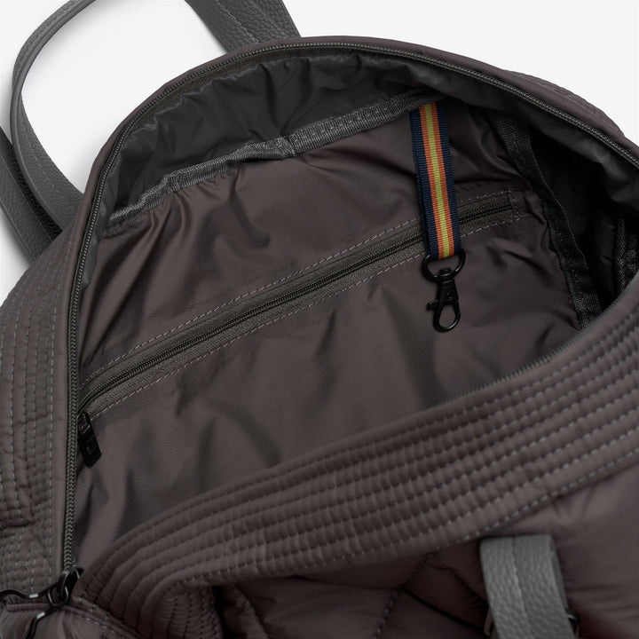 Borsa tote trapuntata unisex color oliva nero per sport e viaggi 3