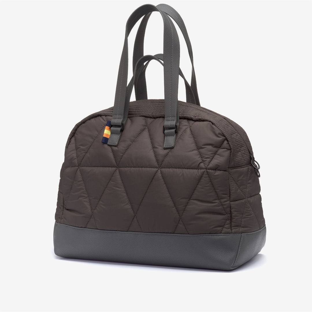 Borsa tote trapuntata unisex color oliva nero per sport e viaggi main