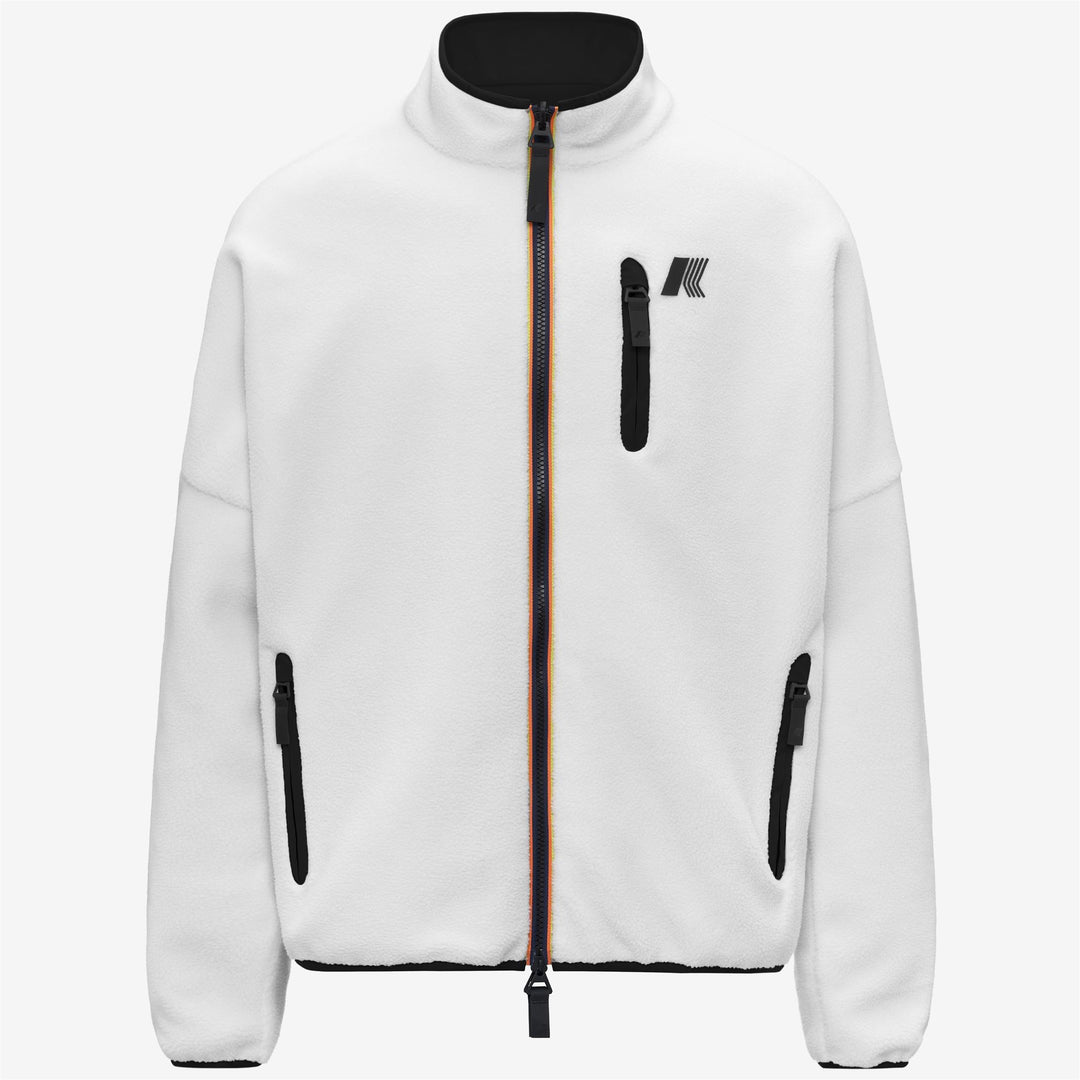 BESSANNE SHERPA - Fleece - Jacket - Unisex - WHITE G-BLACK 01