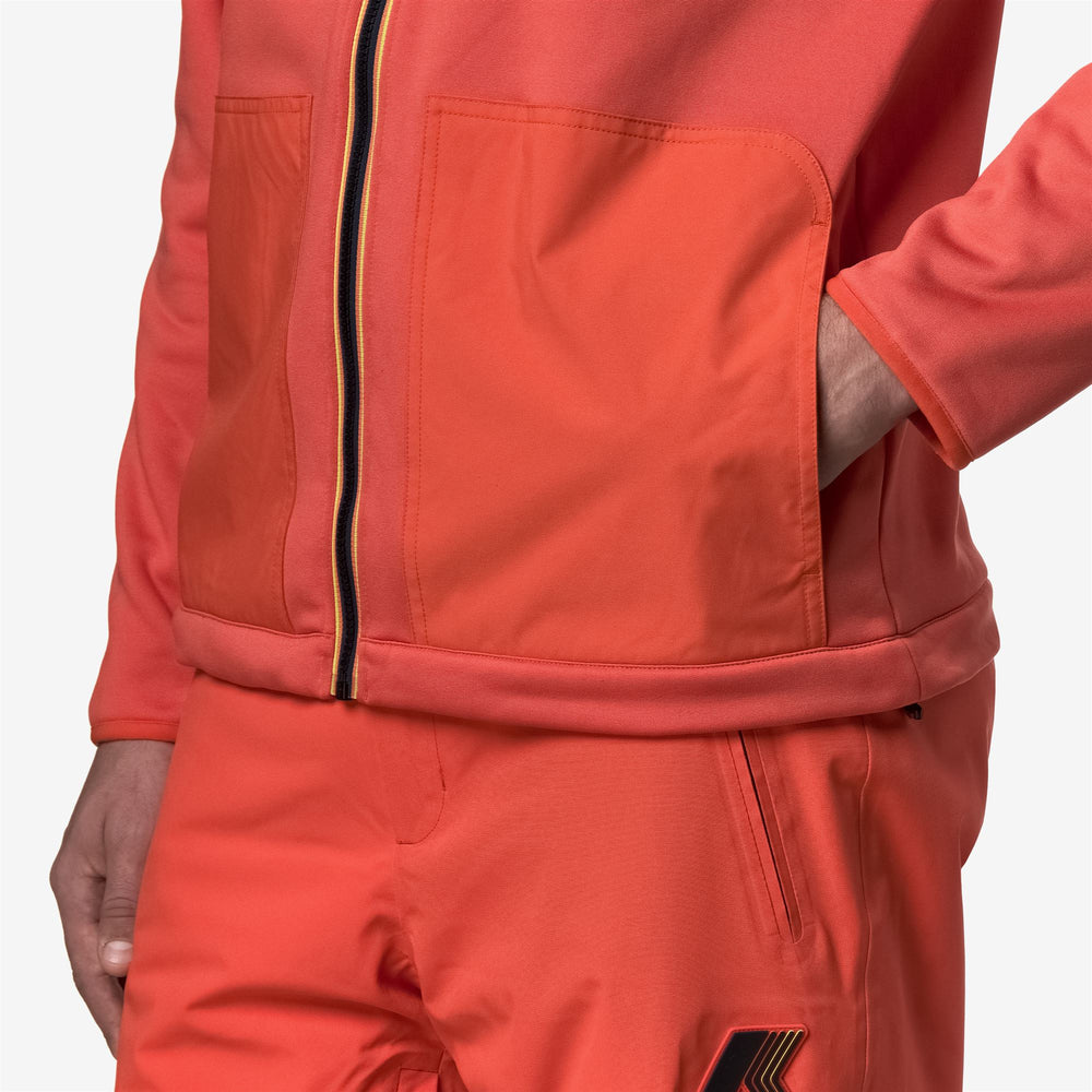 BOURG POLAR - Fleece - Jacket - Man - ORANGE FIESTA 02