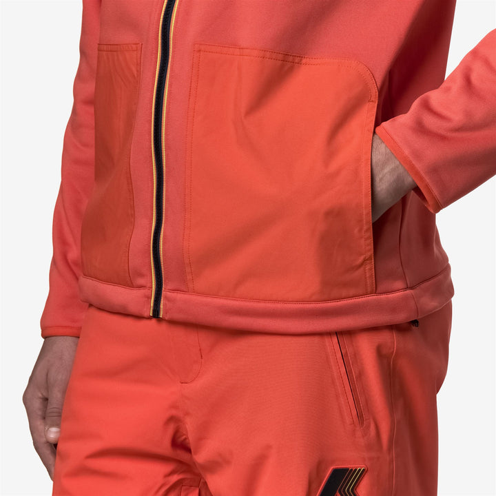 BOURG POLAR - Fleece - Jacket - Man - ORANGE FIESTA 2